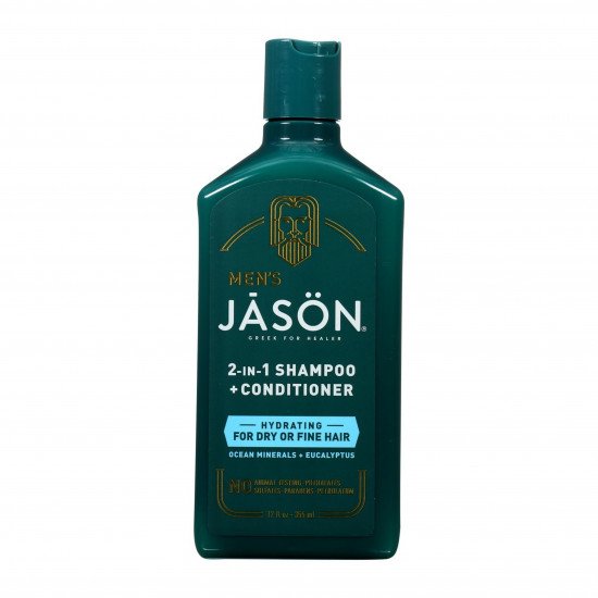 شامبو للرجال + بلسم 2 في 1 ، للشعر الجاف أو الناعم ، معادن المحيط + الأوكالبتوس 355مل