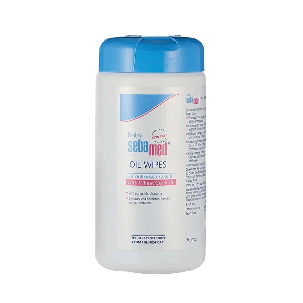 سيباميد بيبي مناديل مبللة بزيت للأطفال - 70 منديل