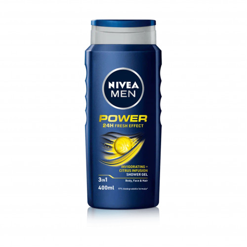باور فريش جل استحمام للرجال من نيفيا 400مل