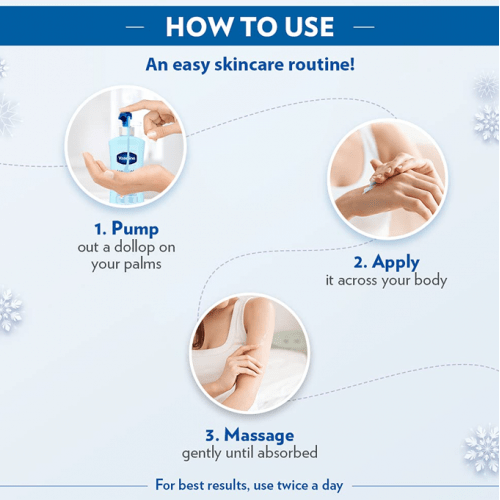 فازلين لوشن ترطيب غير دهني برودة الثلج 400مل