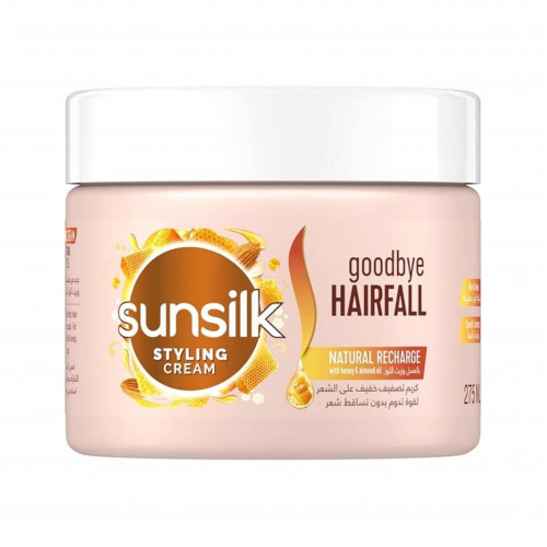 صانسيلك كريم تصفيف الشعر بالعسل وزيت اللوز 275 مل