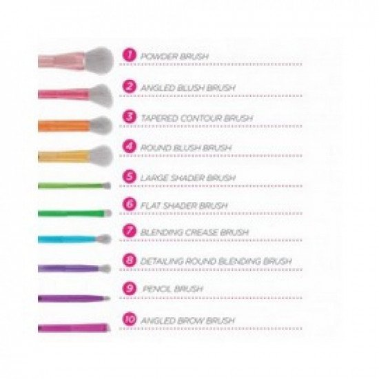 مجموعة فرش تيك مي باك تو برازيل من بي إتش كوزمتيكس