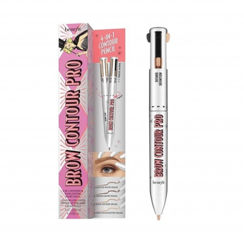 قلم الحواجب برو كونتور برو من بنفت - بني - اسود - فاتح قلم الحواجب برو كونتور برو من بنفت - بني - اسود - فاتح