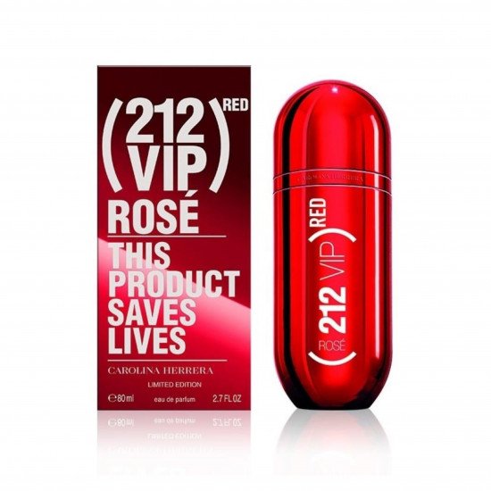 عطر كارولينا هيريرا 212 VIP روز رد النسائي او دو بارفيوم 80مل
