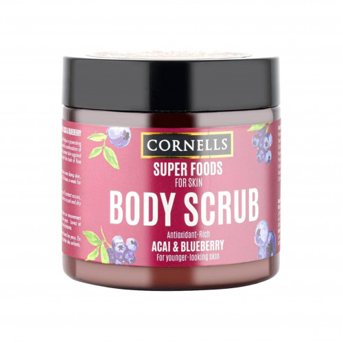 صنفرة للجسم بخلاصة الآساي والتوت الازرق من كورنيلز 475ج