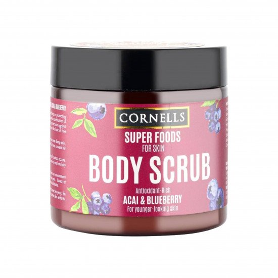 صنفرة للجسم بخلاصة الآساي والتوت الازرق من كورنيلز 475ج