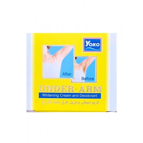 يوكو كريم مبيض ومزيل عرق تحت الذراع 50 جم