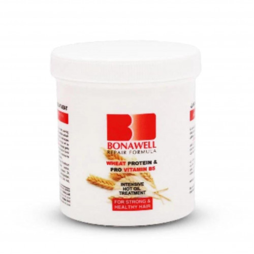 حمام زيت للعلاج الشعر بروتين القمح وبرو فيتامين ب5 بالزيت من بوناويل 225مل