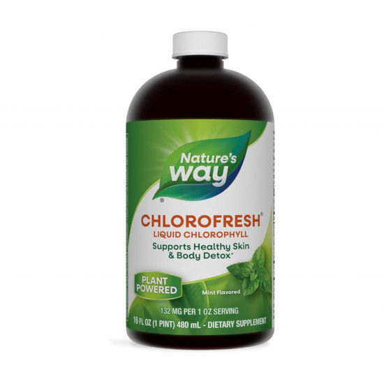 كلوروفيل سائل بنكهة النعناع من ناتشرز واي 480 مل كلوروفيل سائل بنكهة النعناع من ناتشرز واي 480 مل