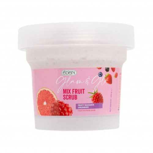 مقشر الوجه والجسم بالفواكه المختلطة من إيدن 200 جرام مقشر الوجه والجسم بالفواكه المختلطة من إيدن 200 جرام