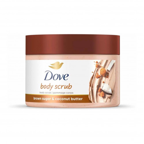 دوف مقشر الجسم بخلاصة السكر البني وزبدة جوز الهند - 298 جم