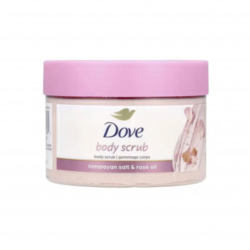 دوف مقشر الجسم بخلاصة ملح الهيمالايا وزيت الورد - 298مل