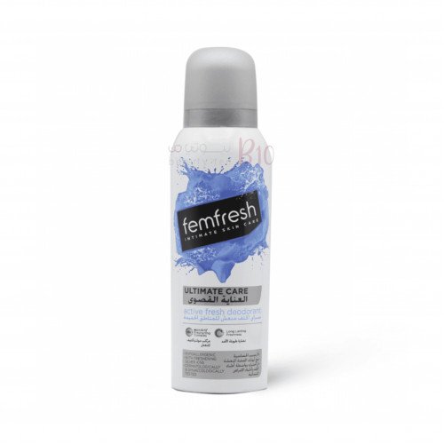 فيم فريش سبراي اكتيف منعش للمناطق الحساسة العناية القصوى - 125 مل فيم فريش سبراي اكتيف منعش للمناطق الحساسة العناية القصوى - 125 مل