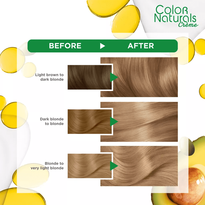 صبغة كولور ناتشرلز كريم من قارنييه - اشقر فاتح صبغة كولور ناتشرلز كريم من قارنييه - اشقر فاتح