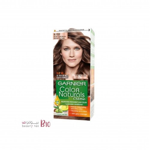 صبغة كولور ناتشرلز كريم من قارنييه - بني فاتح طبيعي للغاية