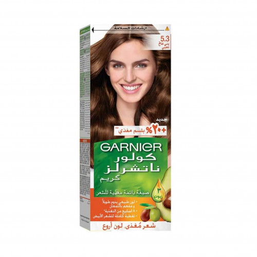 صبغة كولور ناتشرلز كريم من قارنييه - بني فاتح ذهبي