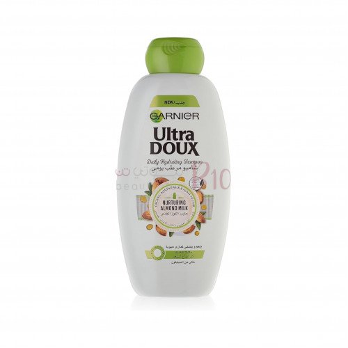 شامبو غارنيه الترادوكس 400 مل بالحليب واللوز مرطب يومي