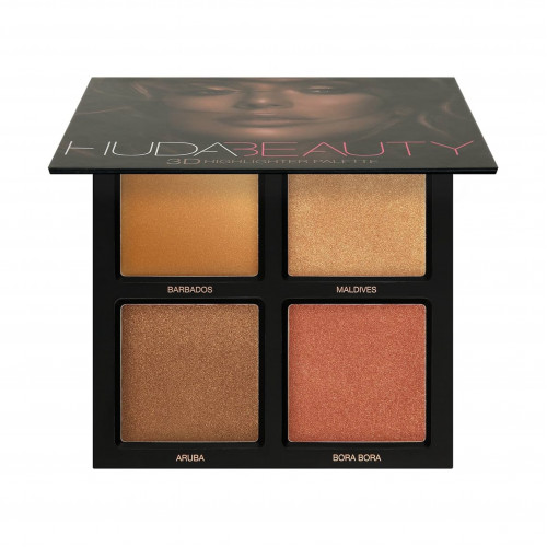 مجموعة إضاءة هايلايتر ثلاثي الأبعاد من هدى بيوتي - برونز ساند