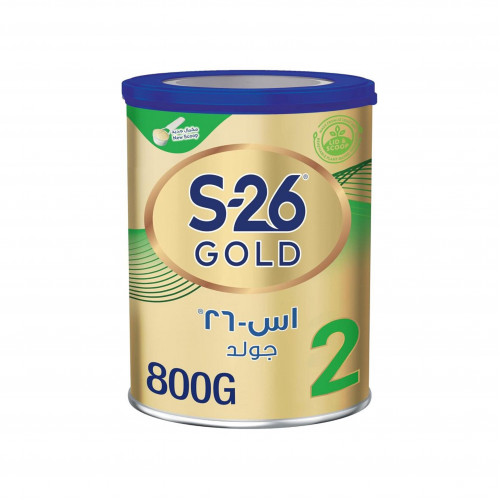 حليب الأطفال الذهبي 2 لمرحلة s-26 للأطفال 800جم