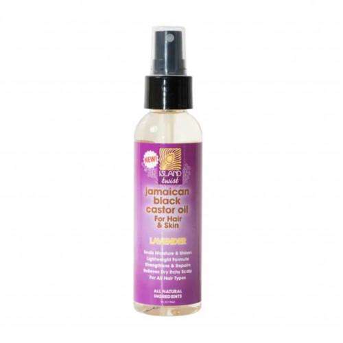بخاخ زيت الخروع الأسود الجاميكي باللافندر من ايلاند تويست - 118 مل بخاخ زيت الخروع الأسود الجاميكي باللافندر من ايلاند تويست - 118 مل