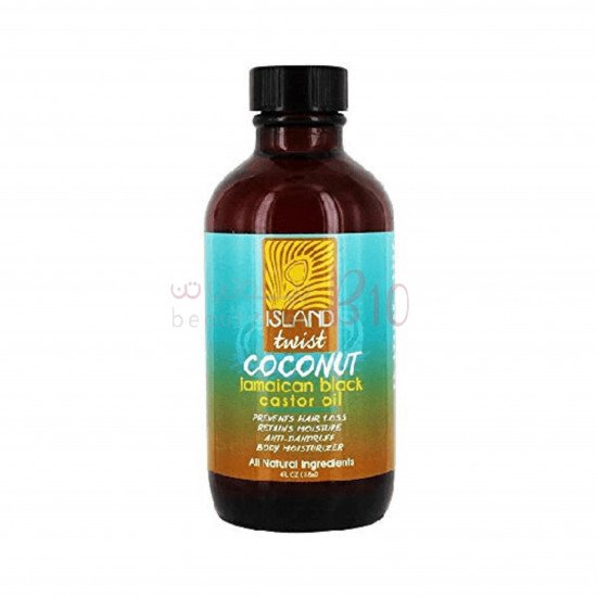 زيت الخروع الأسود الجاميكي بجوز الهند من ايلاند تويست - 118 مل زيت الخروع الأسود الجاميكي بجوز الهند من ايلاند تويست - 118 مل