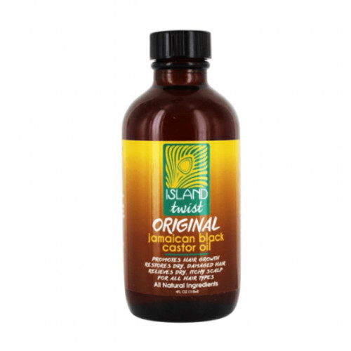 زيت الخروع الجامايكي الاسود المركز من ايلاند تويست - 118مل