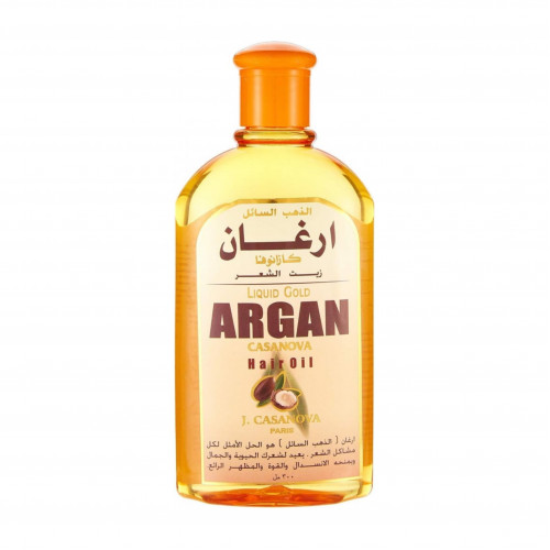 زيت شعر الذهب السائل ارغان من كازانوفا - 300 مل