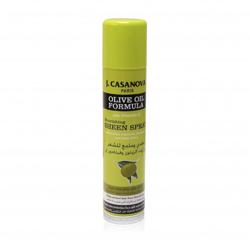 بخاخ مغذي وملمع الشعر بتركيبة زيت الزيتون 200مل من كازانوفا