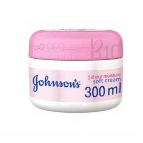 كريم للجسم ترطيب 24 ساعة ناعم من جونسون عبوة 300 مل كريم للجسم ترطيب 24 ساعة ناعم من جونسون عبوة 300 مل
