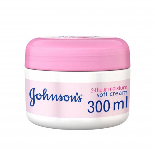 كريم للجسم ترطيب 24 ساعة ناعم من جونسون عبوة 300 مل كريم للجسم ترطيب 24 ساعة ناعم من جونسون عبوة 300 مل