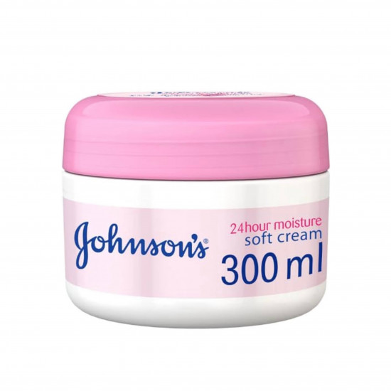 كريم للجسم ترطيب 24 ساعة ناعم من جونسون عبوة 300 مل