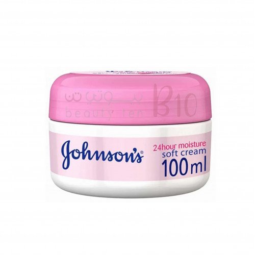 كريم للجسم ترطيب 24 ساعة ناعم من جونسون عبوة 100مل كريم للجسم ترطيب 24 ساعة ناعم من جونسون عبوة 100مل