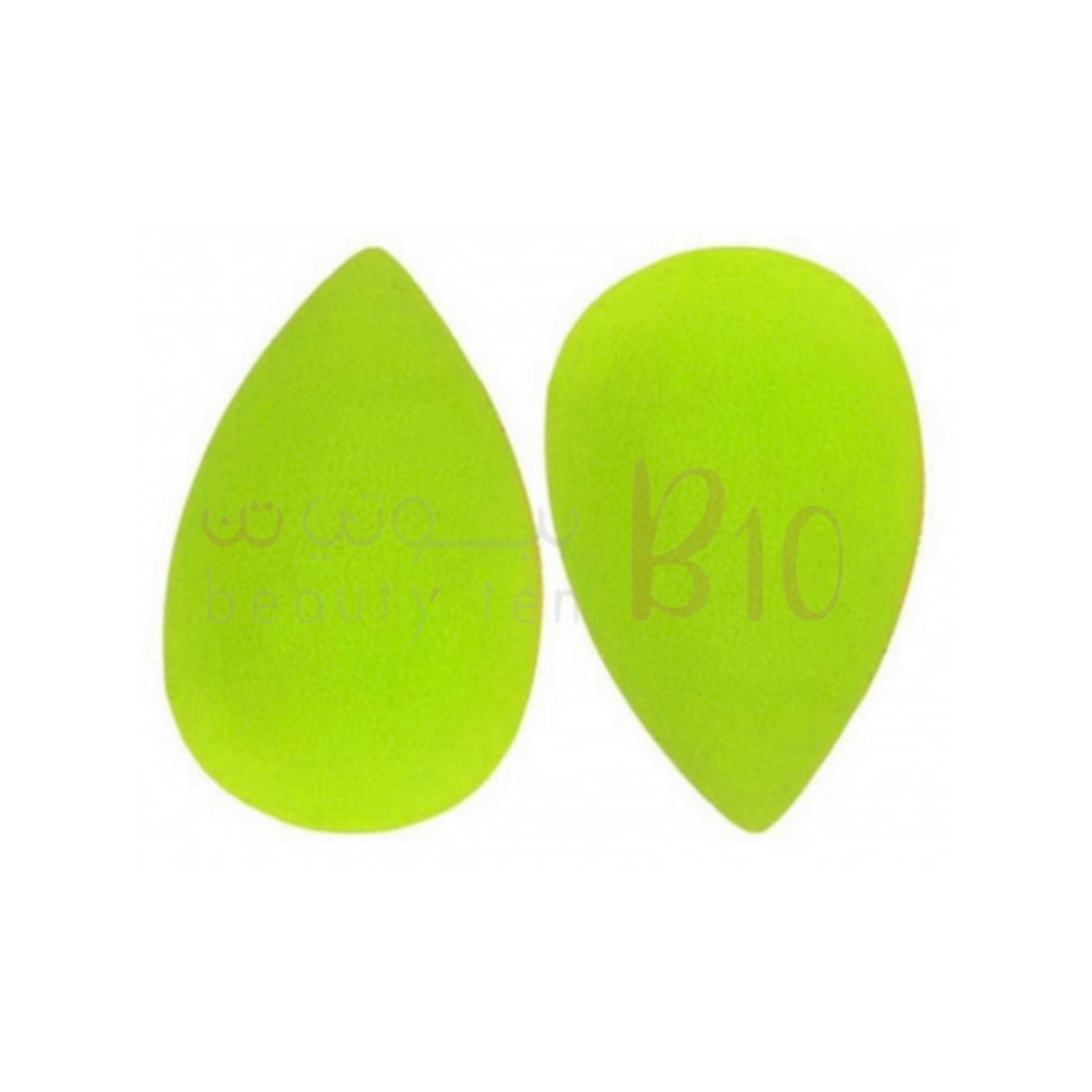 اسفنجة بف فيشال باودر من كي إس دي - اخضر - قطعتين اسفنجة بف فيشال باودر من كي إس دي - اخضر - قطعتين