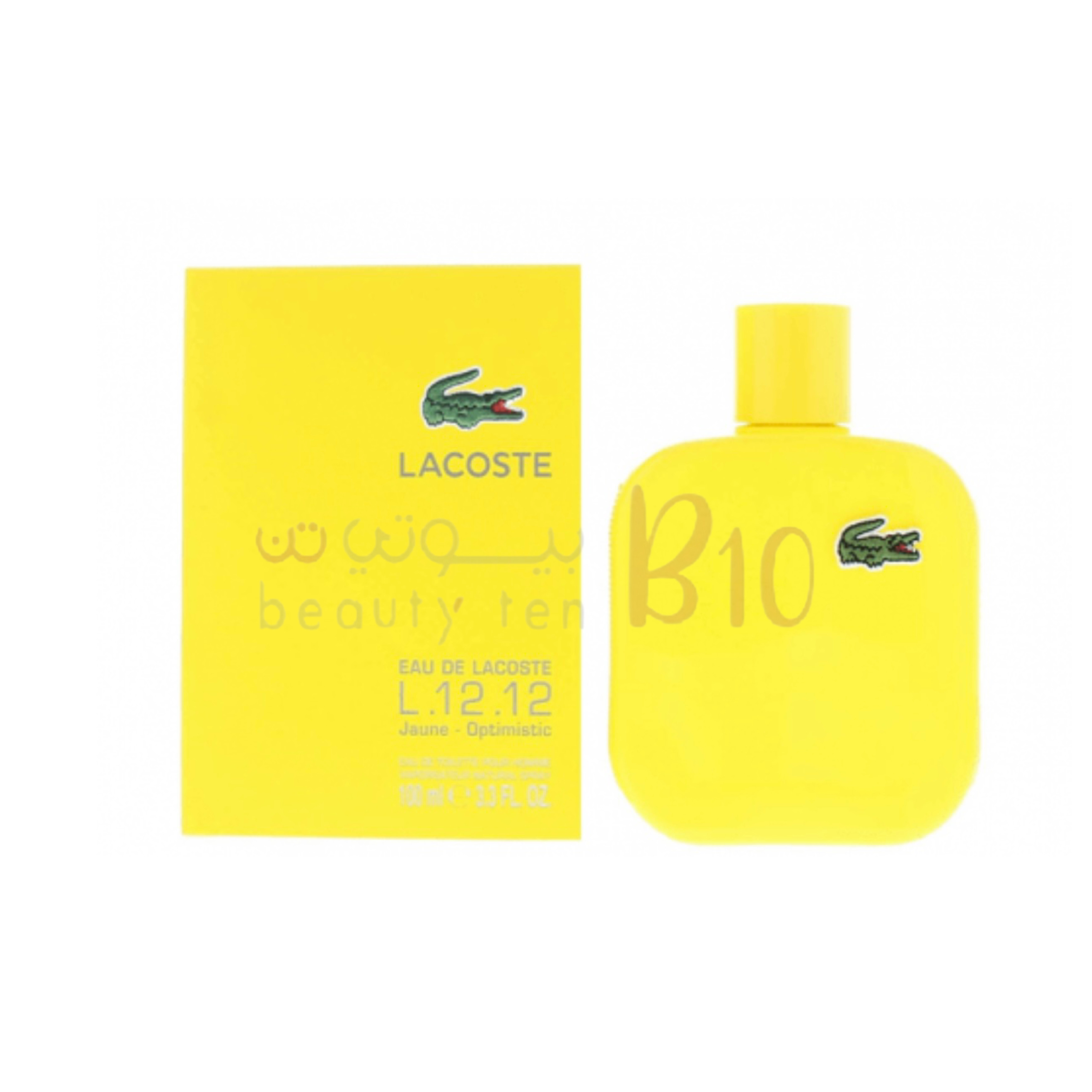 عطر او دي لاكوست ال.12.12 جون اوبتميستك من لاكوست للرجال - او دي تواليت 100مل