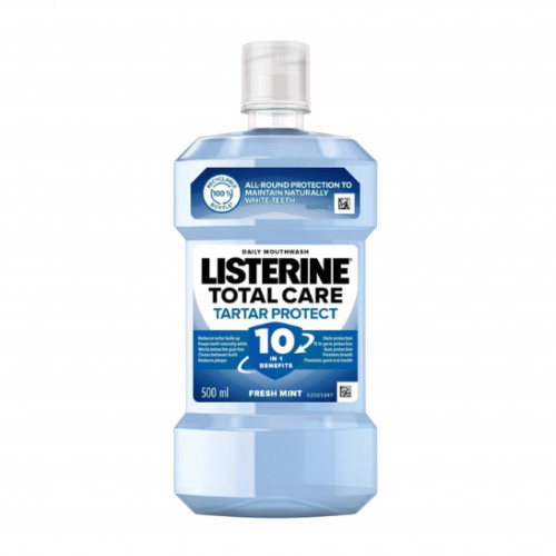 غسول الفم ليسترين توتال كير تارتار بروتيكت اليومي 500 مل غسول الفم ليسترين توتال كير تارتار بروتيكت اليومي 500 مل