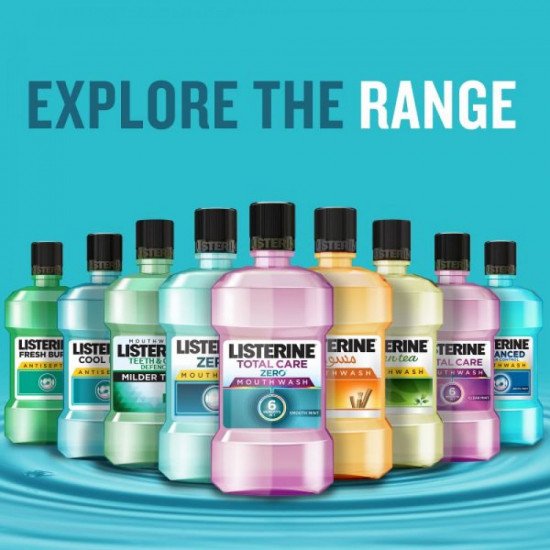 غسول الفم المضاد للبكتيريا لحماية الأسنان واللثة من ليسترين، 500 مل غسول الفم المضاد للبكتيريا لحماية الأسنان واللثة من ليسترين، 500 مل