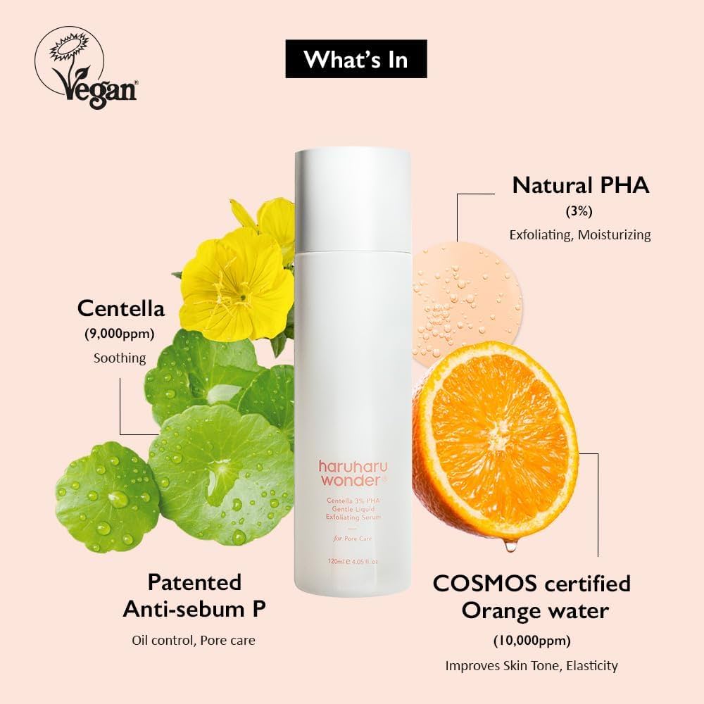 سيروم سنتيلا التقشير السائل اللطيف الفا 3% من هاروهارو 120مل