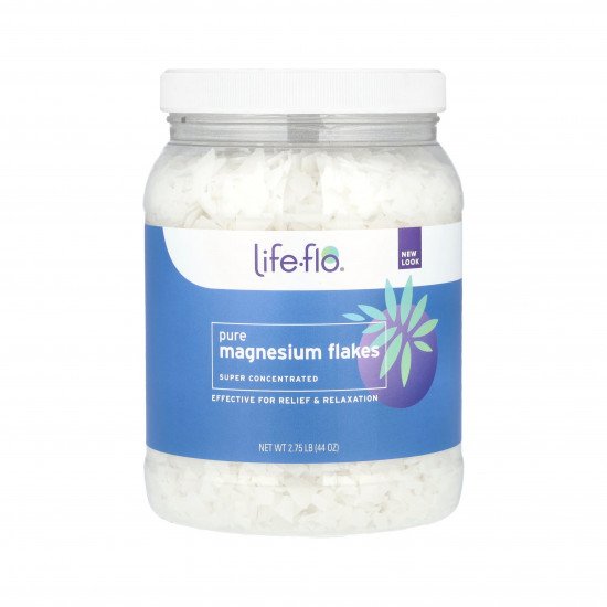 رقائق المغنيسيوم النقي محلول كلوريد المغنيسيوم من لايف فلو - 44 أوقية