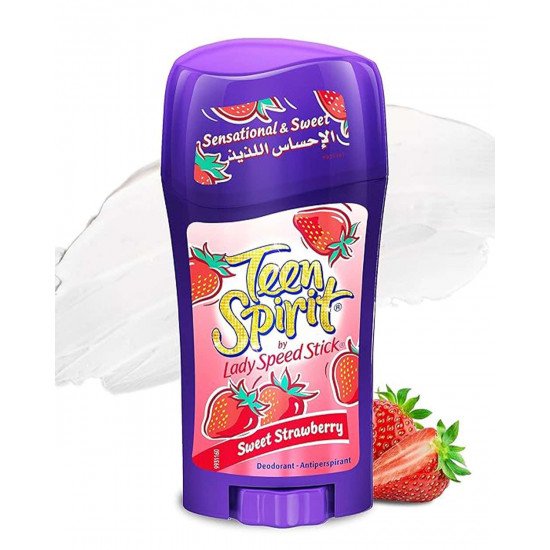 ليدي سبيد ستيك مزيل العرق تين سبيريت بالفراولة - 65 جم
