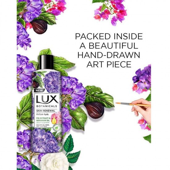 غسول الجسم بوتانيكالز لتجديد البشرة مع مستخلص التين وزيت الغيرانيوم من لوكس 700مل غسول الجسم بوتانيكالز لتجديد البشرة مع مستخلص التين وزيت الغيرانيوم من لوكس 700مل