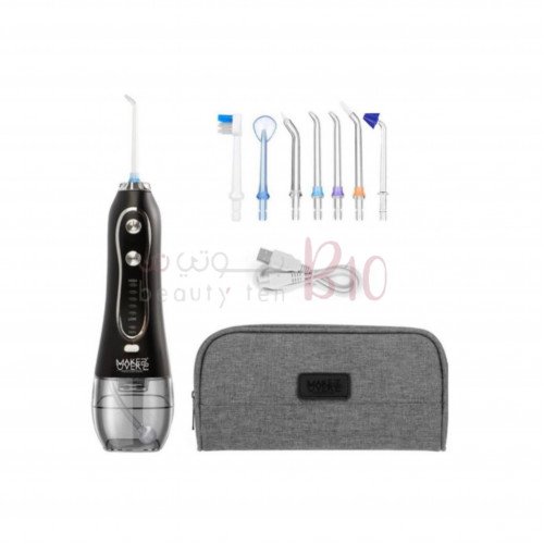 هايسميل جهاز تنظيف الأسنان واللسان بالماء أسود من ميك اوفر 300ml