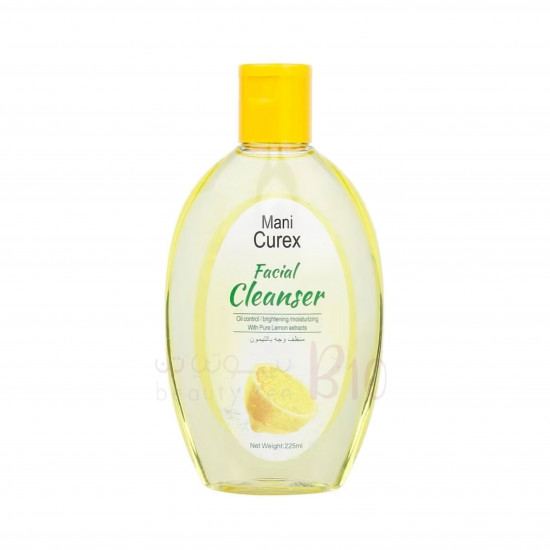 منظف الوجه بالليمون مع مستخلصات الليمون النقية من ماني كوريكس-225مل منظف الوجه بالليمون مع مستخلصات الليمون النقية من ماني كوريكس-225مل