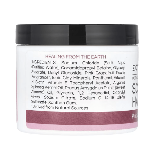 زيون هيلث مقشر للشعر وفروة الرأس للتنظيف العميق بالبيوتين والجريب فروت الوردي والفاوانيا - 113جم