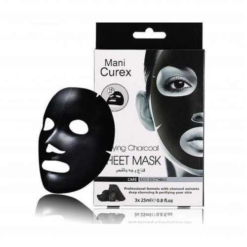 ماني كوريكس قناع للوجه بالفحم - 3×25مل