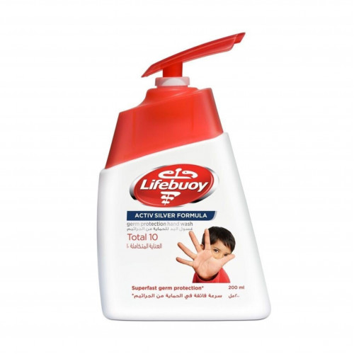 لايف بوي صابون سائل لليدين توتال بربكت احمر 200 مل