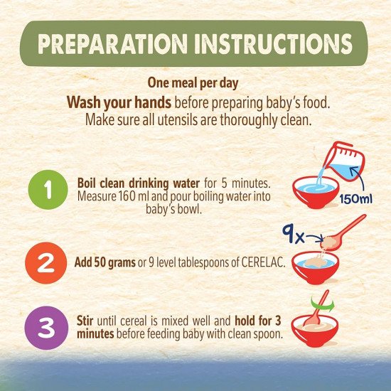 نستله سيريلاك، حبوب للأطفال مع الحليب والقمح 400غم