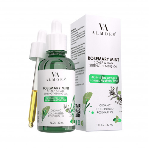 زيت إكليل الجبل والنعناع لتقوية الشعر وفروة الرأس – 30 مل