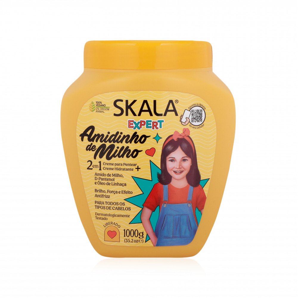 كريم علاج الشعر للأطفال 2 في 1 من إكسبيرت بنشا الذرة من سكالا 1000جم