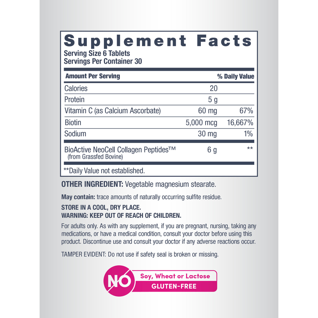 سوبر كولاجين + فيتامين سي والبيوتين من نيوسيل، 180 قرصًا سوبر كولاجين + فيتامين سي والبيوتين من نيوسيل، 180 قرصًا