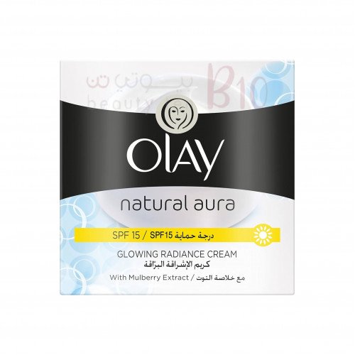 كريم النهار الطبيعي المتوهج من أولاي ، عامل حماية من الشمس 15 بخلاصة التوت 50 جرام